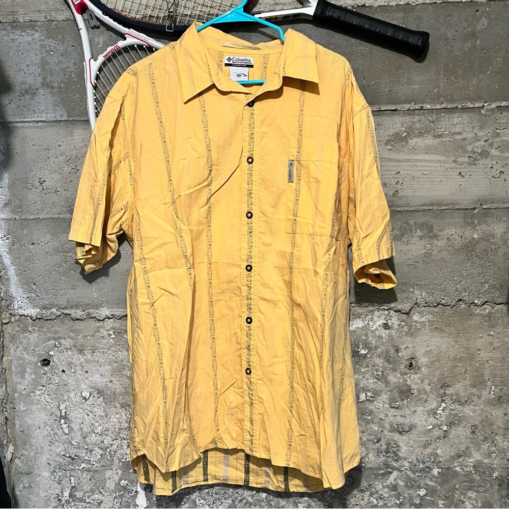 Columbia river lodge button up shirt size xxl